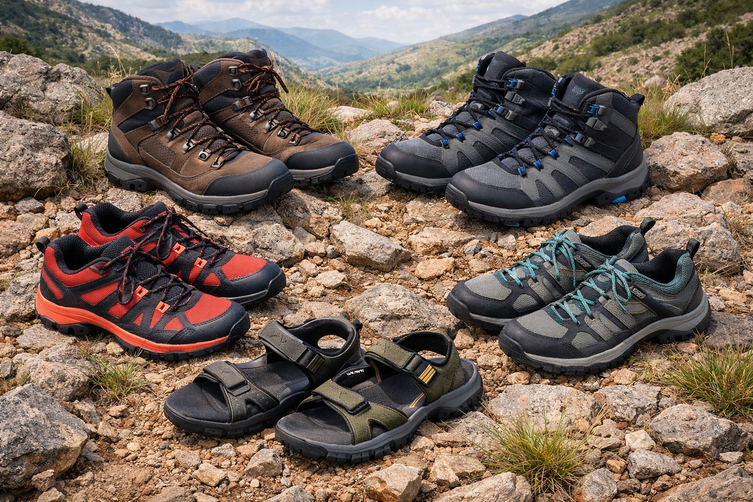 Acik hava etkinlikleri icin uygun ayakkabi secenekleri